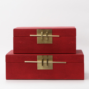 New Chinese Style Modern Simple Jewelry Storage Box Decoration Box Decoration Porch Living Room Study Model Room Decorations