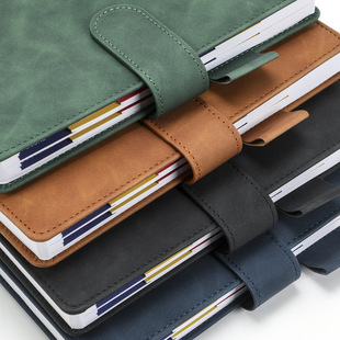 2026 Foreign Trade Schedule Book English Spanish Buckle Notebook Daily Plan Efficiency Book Can Be Customized with Logo