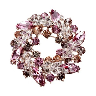 Elegant Bauhinia Brooch Women's High-end All-match Suit Pin Exquisite Fashion Collar Pin Corsage Accessories Gift