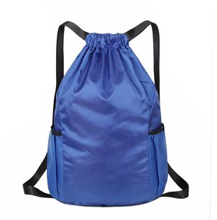 In stock drawstring backpack men's and women's 2023 new simple travel backpack large capacity drawstring basketball sports bag