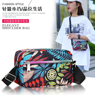Wholesale New Women's bag Oxford cloth shoulder messenger bag middle-aged and elderly mother bag flower cloth bag casual canvas stall bag