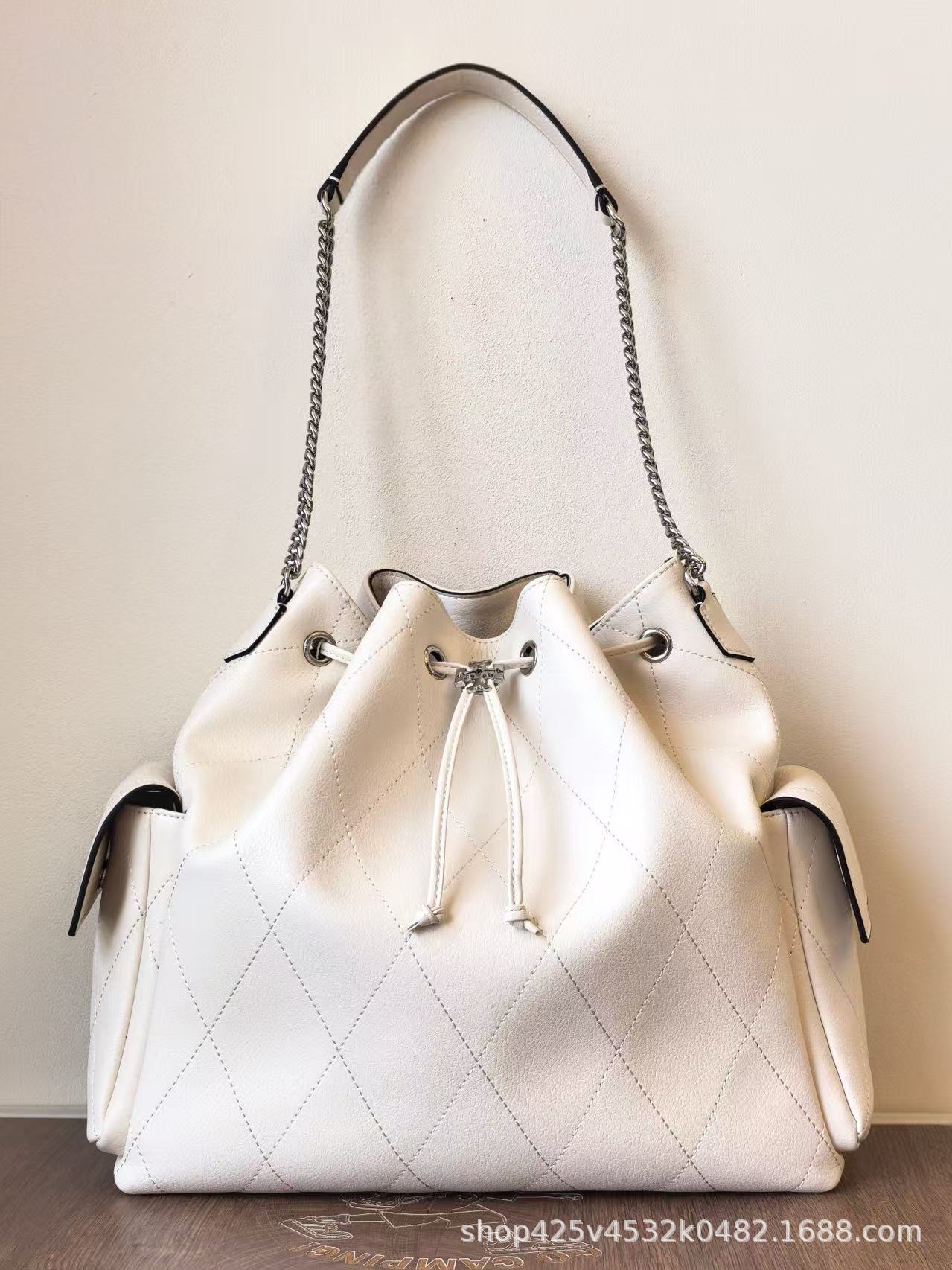 Taobao factory direct sales of new cross-border Charlie drawstring bucket bag, commuter shoulder bag, large capacity Charlie bag
