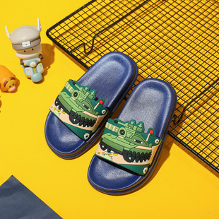 Children's Slippers Summer Girls' Baby Cute Indoor Home Children's Bath Non-slip Soft Bottom Parent-child Boys' Slippers
