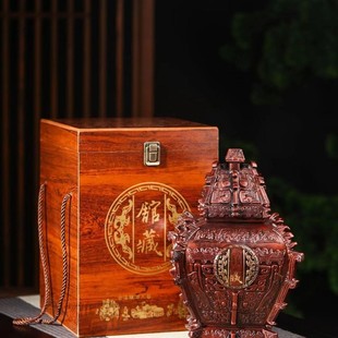 Jingdezhen Ceramic Wine Bottle 2.5kg Retro Special-Shaped Wine Bottle Old Wine Bottle New Bronze Square Wine Jar