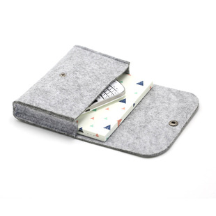 Felt power storage bag felt digital storage bag data cable power storage bag