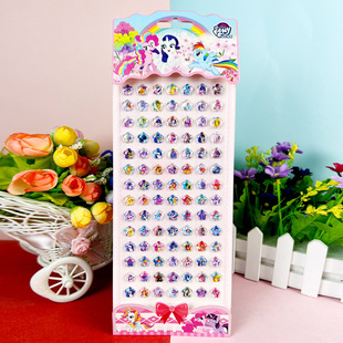 New Sanrio Culomi Frozen Princess Cartoon Diamond Girl Sticker Children Crystal Gem Sticker