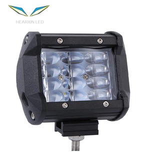 4-inch four-row working light with lens bright roof light searchlight off-road vehicle modified light car led spotlight