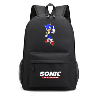 Новый рюкзак Sonic Hedgehog с принтом Марио Начальная школа мультяшный рюкзак