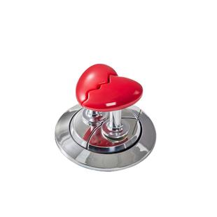 Creative red love toilet press button cute toilet universal switch button button artifact wedding room decoration