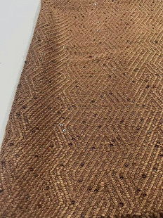 Woolen Wool in stock Sequins Shiny Chanel Style Coat Clothing/Shoes and Hats/Luggage Fabric Cloth