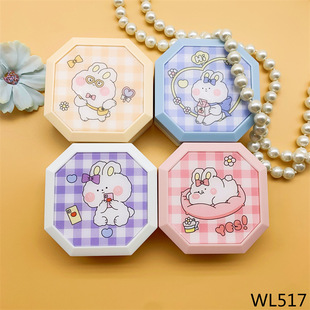 New cartoon cute rabbit pupil box contact lens box couple box double box WL517