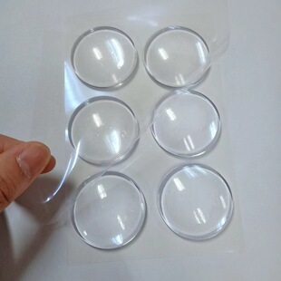 ✅ Cross-Border Silicone Transparent Anti-Collision Sticker New Thickened Door Handle Bathroom Door Stop Silent Anti-Collision Pad Door Suction Batch