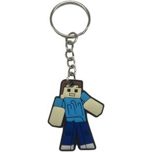 New My World Anime Keychain Pendant Keychain Pendant PVC Key Pendant Schoolbag Decoration Cross Border
