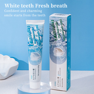 Cross-border product ZUAU baking soda toothpaste 200g yellow stain removal wholesale double mint toothpaste fresh breath