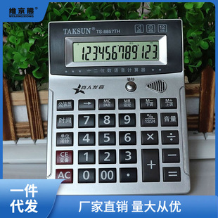 Voice calculator with banknote checking real person pronunciation cute mini student business accounting office supplies computer gathering