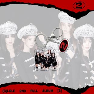 (G)I-DLE key chain 2nd Album Super Lady new Album peripheral acrylic pendant 2-piece set