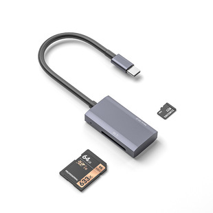 Кардридер Type-C на TF/SD3.0 карта два-в-одном двойная карта двойное чтение высокоскоростной Многофункциональный кард-ридер памяти
