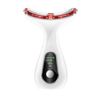 Cross-border Neck Beauty Instrument Household 7-color Light Beauty Instrument Neck Pattern Instrument Micro-current Face Litching Massage Guide Instrument