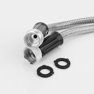 Factory Direct supply flexible portable non-knotted stainless steel garden hose Car Wash professional outdoor metal water pipe