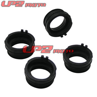 Подходит для Honda F5 CBR600RR 2003-2006, резиновый интерфейс впускного коллектора карбюратора, резиновое соединение