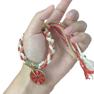 Новый браслет с горными призраками в китайском стиле, этнический стиль, браслет ручной работы в тибетском стиле, браслет для пары, универсальные браслеты в национальном стиле
