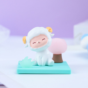 Student Gift Desk Decoration Small Ornaments Forest Paradise Cute Pet Unicorn Doll Children's Gift