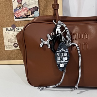 Dopamine Miu Bag Pendant Combination Mobile Phone Keychain Exquisite Decorative Pendant Advanced Sense Ins Style Pendant