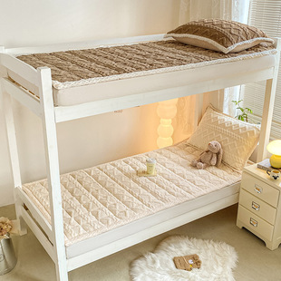 Class A Thickened Milk Velvet Mattress Student Dormitory Tatami Single Double Bed Mattress Floor Bed Upper and Lower Bed Warm