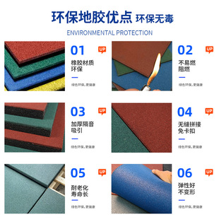 Outdoor Rubber Floor Mat Kindergarten Professional Anti-Slip Elastic Runway Epdm Outdoor Thickeneded Environmentally Friendly Particle Plastic Board
