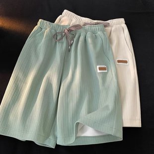 Летние Новые однотонные шорты Cool Sense, мужские Модные Повседневные Спортивные молодежные модные свободные шорты