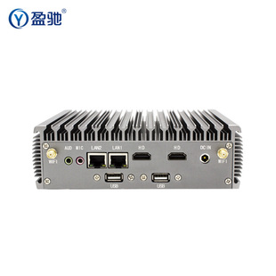 Yingchi dual-network dual-serial mini industrial control host N100/N5095/i3i5i7 10510U mini computer