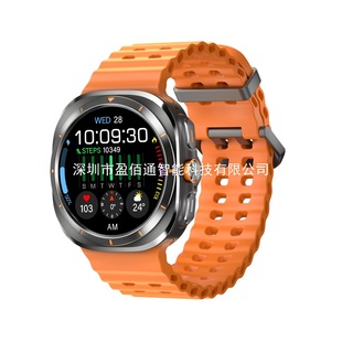 HD W7 Ultra New Smart Watch Bluetooth Call Voice Assistant Weather Music Heart Rate Cross Border