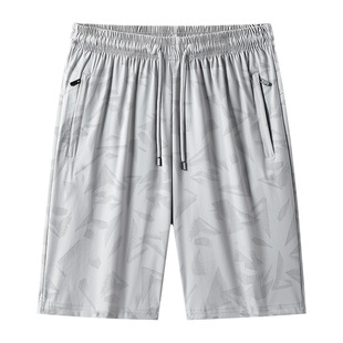 [Factory Outlet] Camouflage Ice Silk Pants Men's and Women's Fashion Air Conditioning Quick-drying Pants Outdoor Breathable Running Shorts