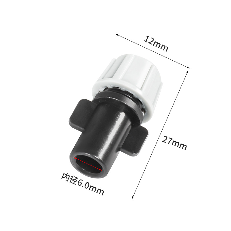 Wholesale Gray Atomizing Spray Nozzles for Greenhouses, Irrigation Accessories for Gardens and Landscaping, Automatic Flower Watering and Misting Nozzles