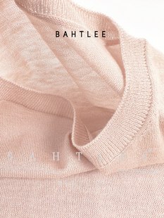 Spring and summer thin French temperament round neck wool soft row wind simple cardigan short two-piece set