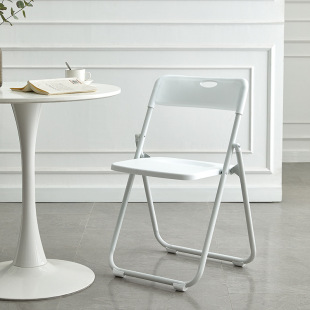 Plastic Folding Chair Home Backrest Chair Cyber Popular Photo Chair Dormitory Dining Chair Conference Office Chair Outdoor Folding Stool