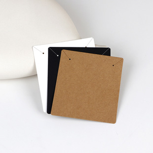 Горячая продажа через границы 9x10cm Черное ожерелье Картон ювелирные изделия Упаковка ювелирные изделия Бумажная карта Декоративная карта отображения карты на месте