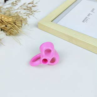 Factory sales silicone three-finger pen grip thickened primary school writing pen set soft rubber corrector wholesale