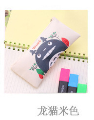 Korean stationery pencil case flies over London Oxford cloth zipper bag student zipper pencil case printable logo spot wholesale