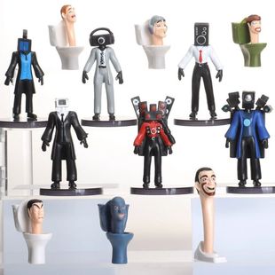 Toilet Man VS Monitor Man Titan Man Audio Man Tv Man Figure Ornament Model Boy Toy Doll Gift