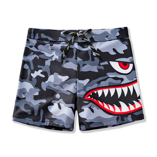 Swimming trunks men's boxer men's hot spring pants plus size loose swimwear men's goggles swimming cap set equipment swimwear wholesale