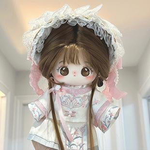 Cotton Doll Clothes 20cm Baby Girl Antique Skirt suit in stock 20cm Court Style Han Clothes Cute Baby Clothes