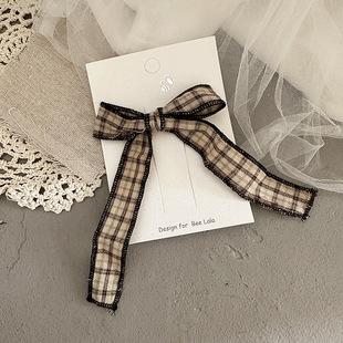 Cute Autumn and Winter New brown Bear Bow Flower Varied Children's Hairpin Female Hair Accessories Headwear