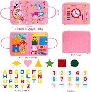 Processing Customized Felt Learning Board, Early Childhood Education Dressing Puzzle Learning Toy Story Board, Felt Early Education Board