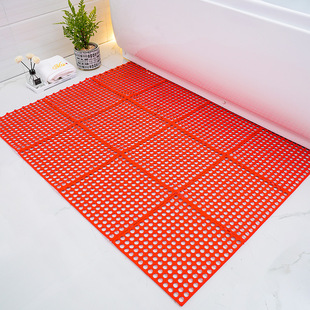 Modern pvc swimming pool floor mat stitching plastic hollow swimming pool non-slip Mat toilet waterproof floor mat wholesale