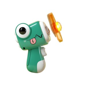 Children's Dinosaur Frisbee Rotating Luminous Bamboo Dragonfly Ejection Flying Saucer Gyro Gun Boys and Girls Kids Outdoor Stall Toys