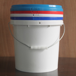 Pigment bucket with lid sealed round chemical bucket PP plastic industrial paint bucket universal white latex packaging bucket wholesale