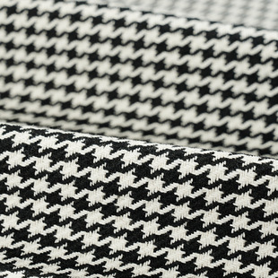 New Fabric Spot Polyester Houndstooth Color Textile Jacquard Fashionable Knitted Skirt Fabric
