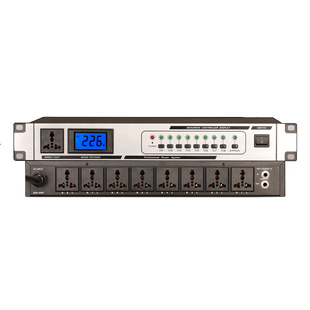 8 2-way power sequencer intelligent filter stage performance KTV universal socket management circuit protection cascade