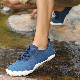 Cross-border Outdoor Men's and Women's Beach Wading Shoes Non-slip Quick-drying Lightweight Skin-sticking Breathable Fishing and Swimming Shoes